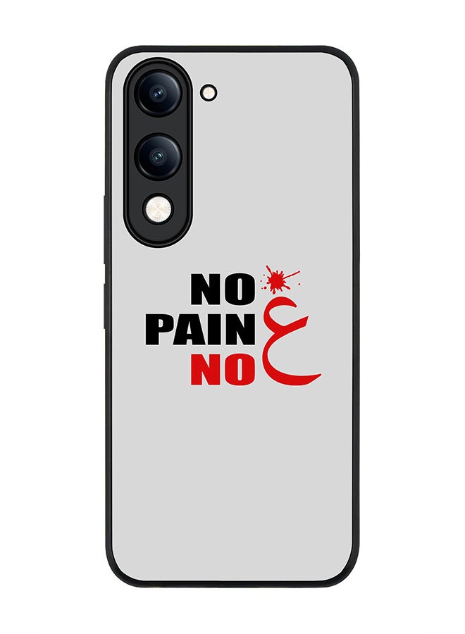 For vivo Y04 / Y29t 5G Case,Slim fit Camera Protection, Shockproof Thin Phone cover  - No Pain No Gain